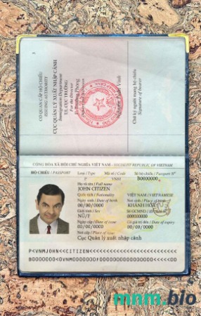 Wietnam zdjęcie do paszportu pliki PSD, skan i fotografowany obraz
